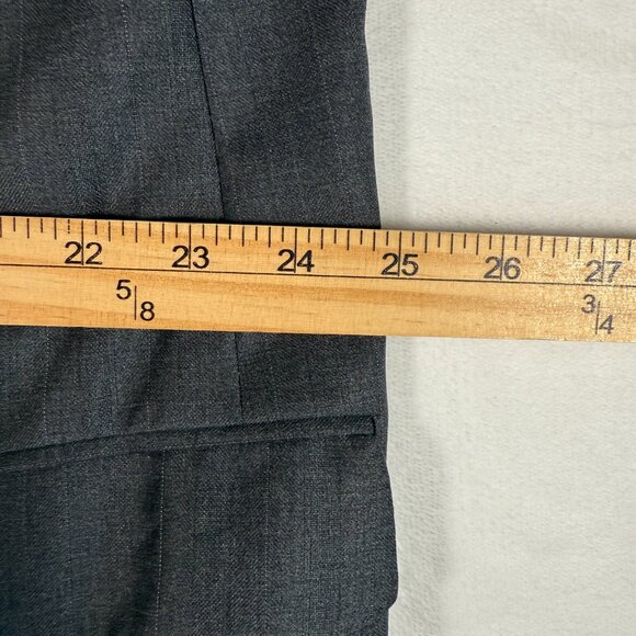 Ermenegildo Zegna Su Misura Blazer Men Size US 52L EUR 62L Gray Wool Switzerland - Picture 4 of 12